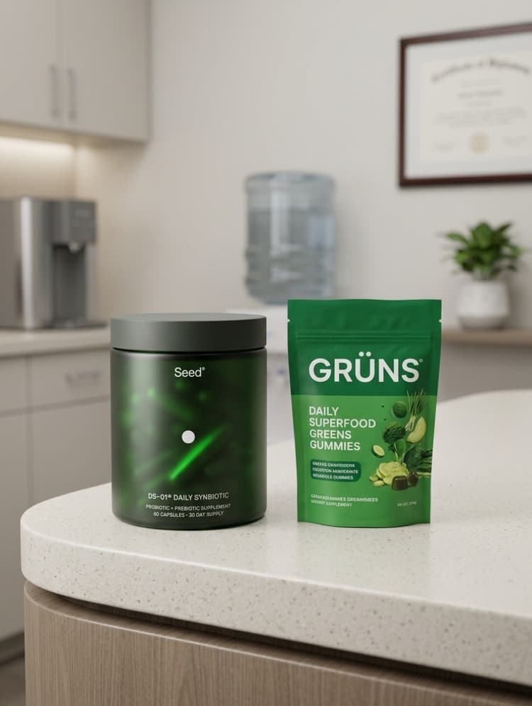 Seed DS-01 Daily Synbiotic vs Grüns Daily Superfood Gummies comparison