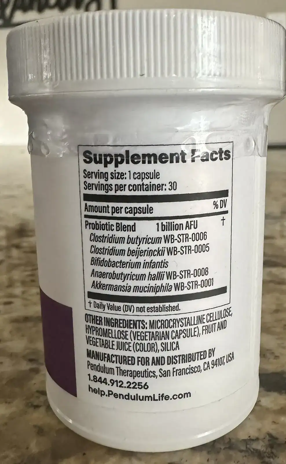 Pendulum Glucose Control product bottle.