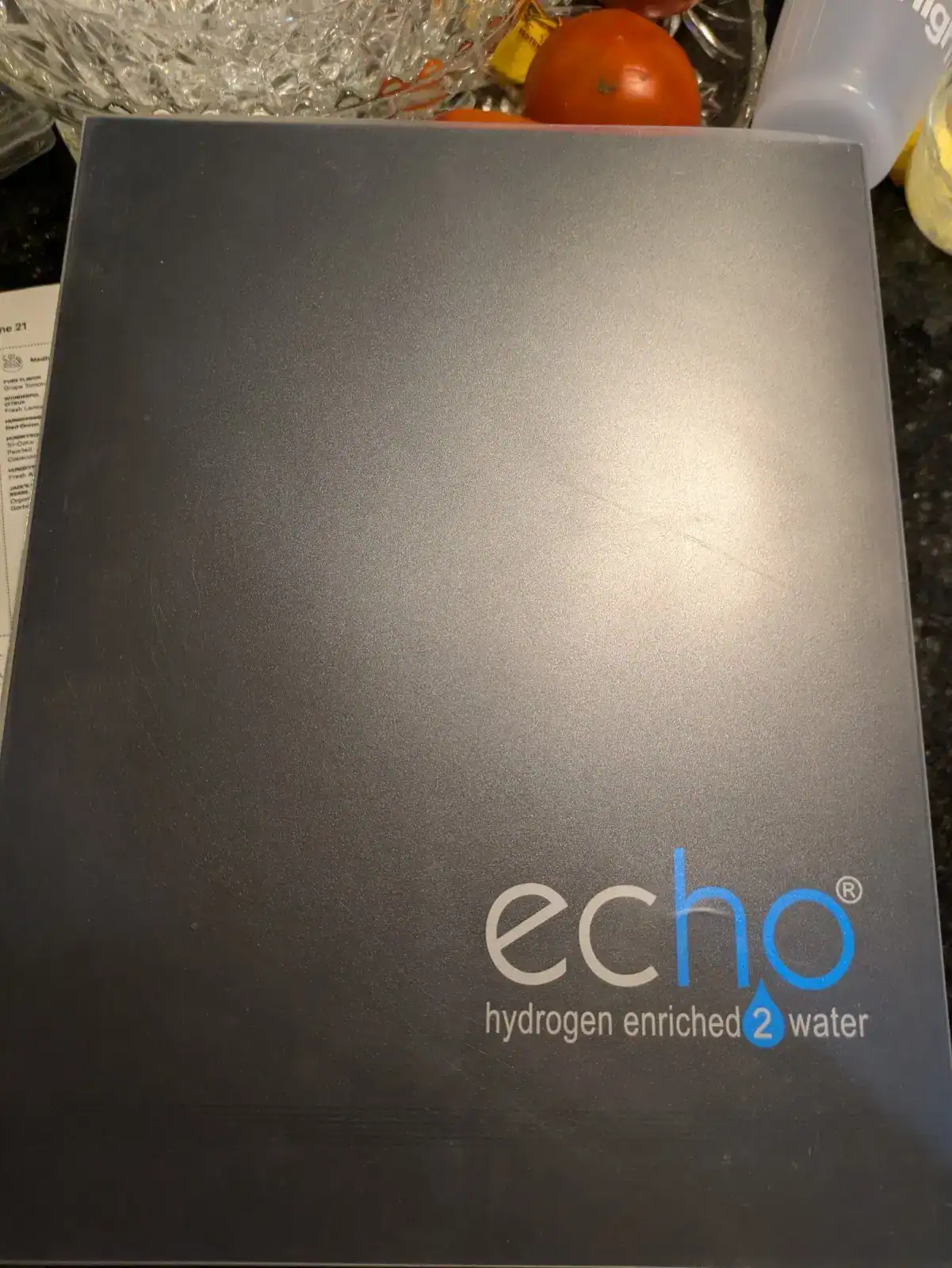 Unboxing the Echo Hydrogen Water Pitcher for review.