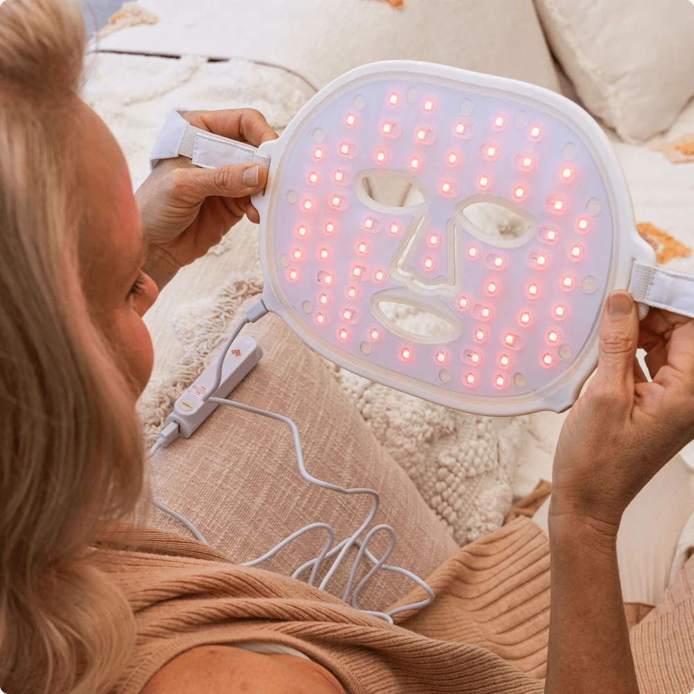 The Infraredi LED Light Therapy Mask, a medical-grade option available in Canada.