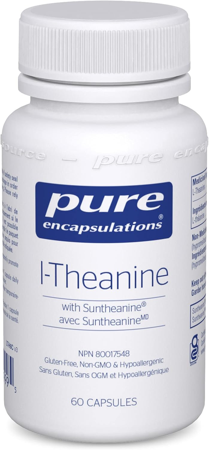 Pure Encapsulations L-Theanine, a Gary Brecka supplement for sleep and anxiety