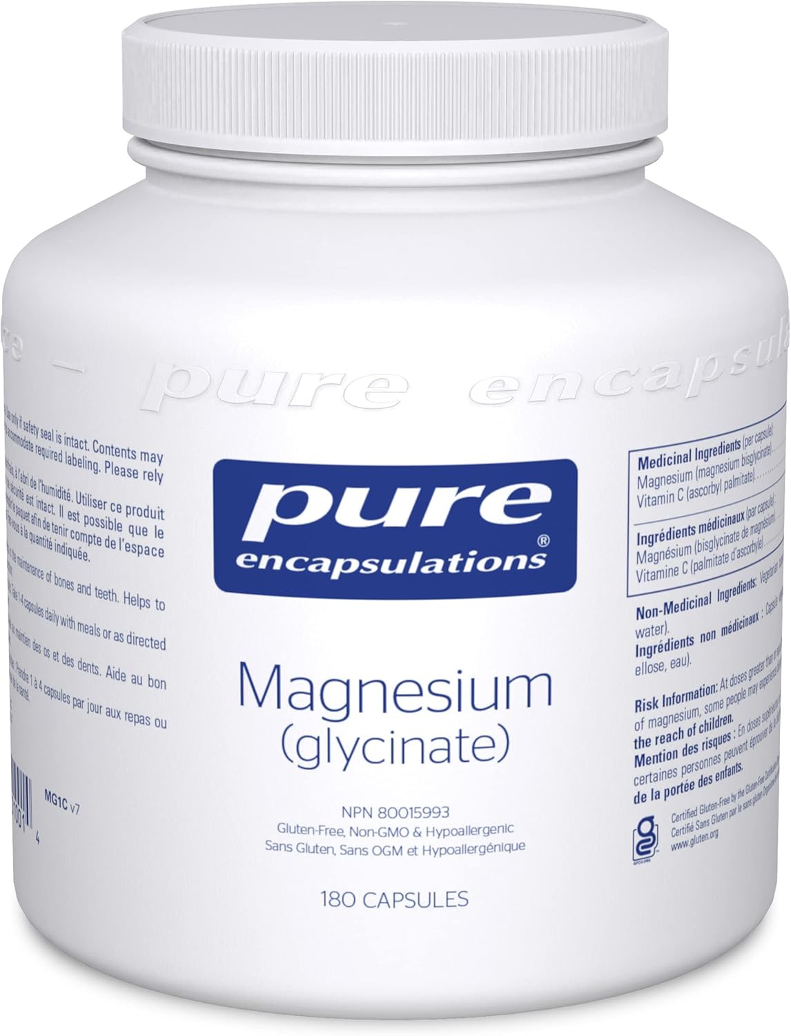 Pure Encapsulations Magnesium Biglycinate, a top Gary Brecka supplement for relaxation