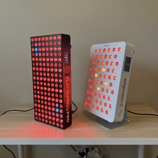 Mito Red Light Pro X vs PlatinumLED BioMax panel comparison
