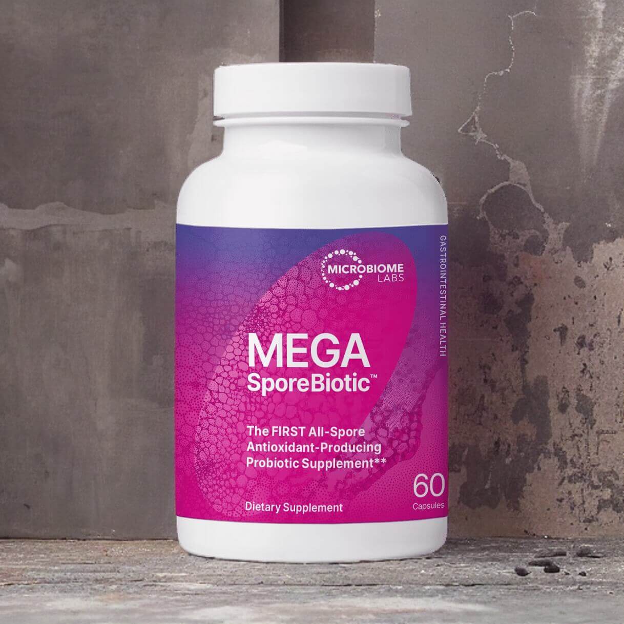 Megasporebiotic, the best probiotic for teen boys with gut health concerns.