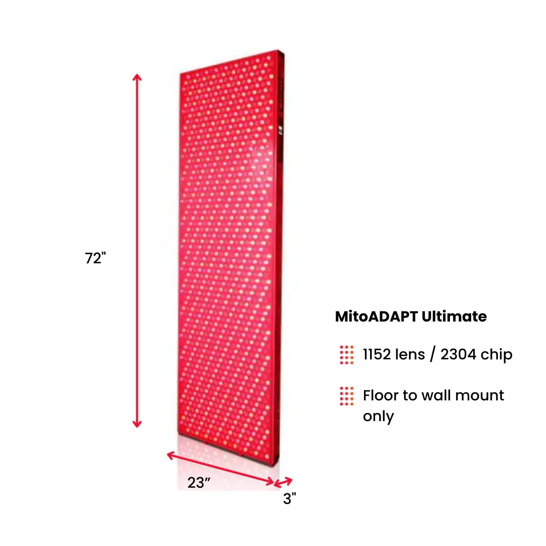 The MitoADAPT 2.0 Series, a versatile red light therapy device.