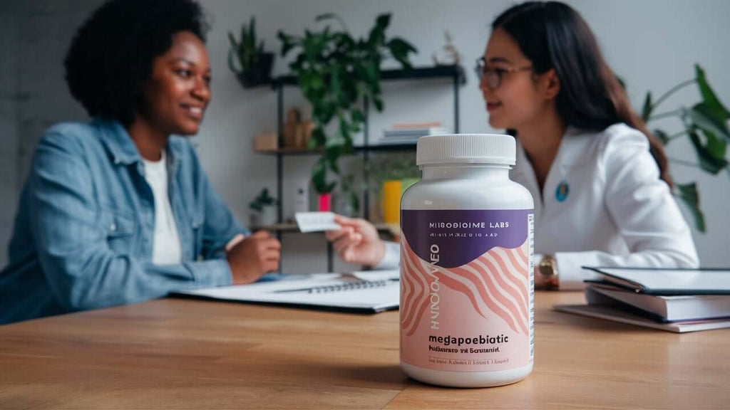 a consulation with the doctor about the side effects of megasporebiotic and how they might experience die off