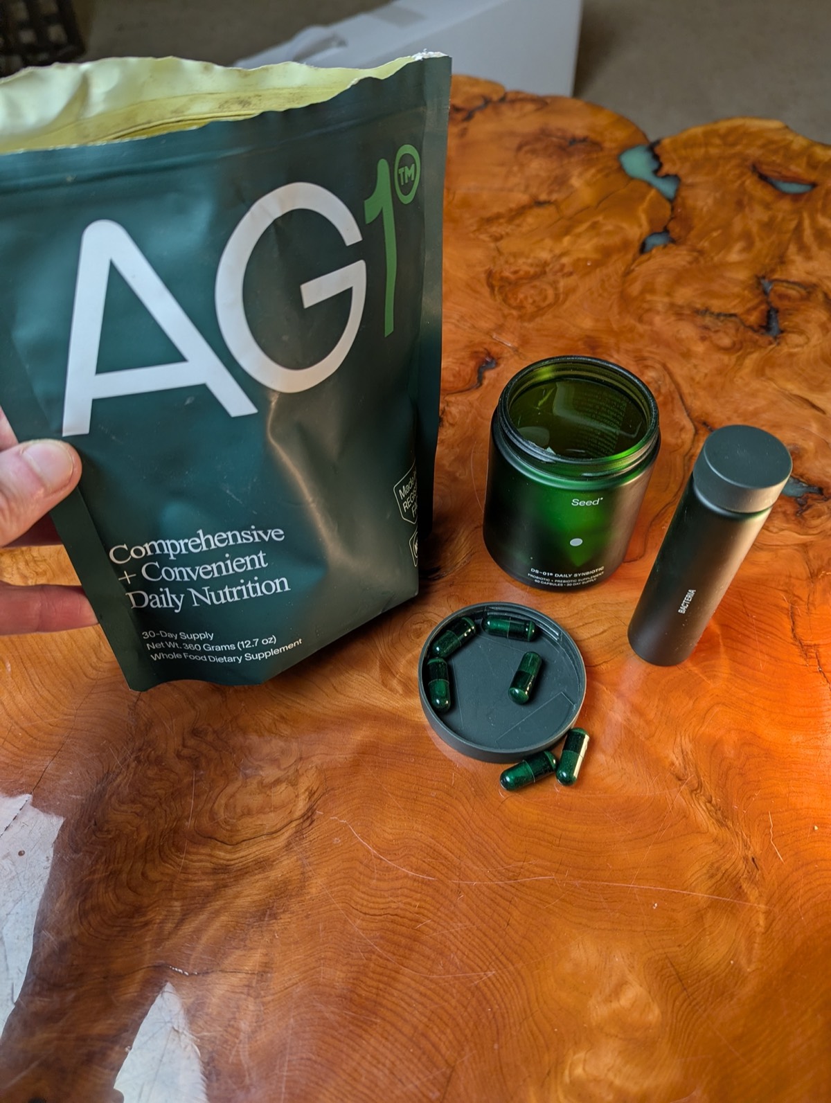 comparing ag1 vs seed probiotics