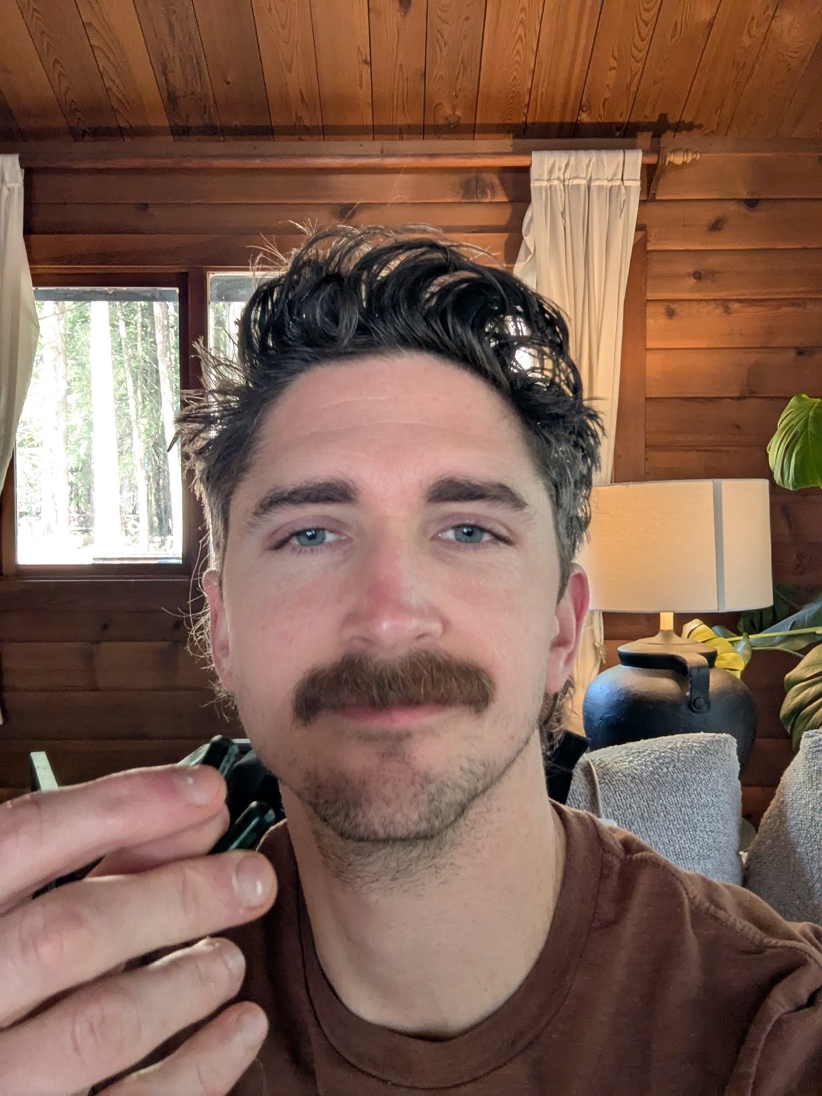 daryl holding seed probiotics 2 capsules