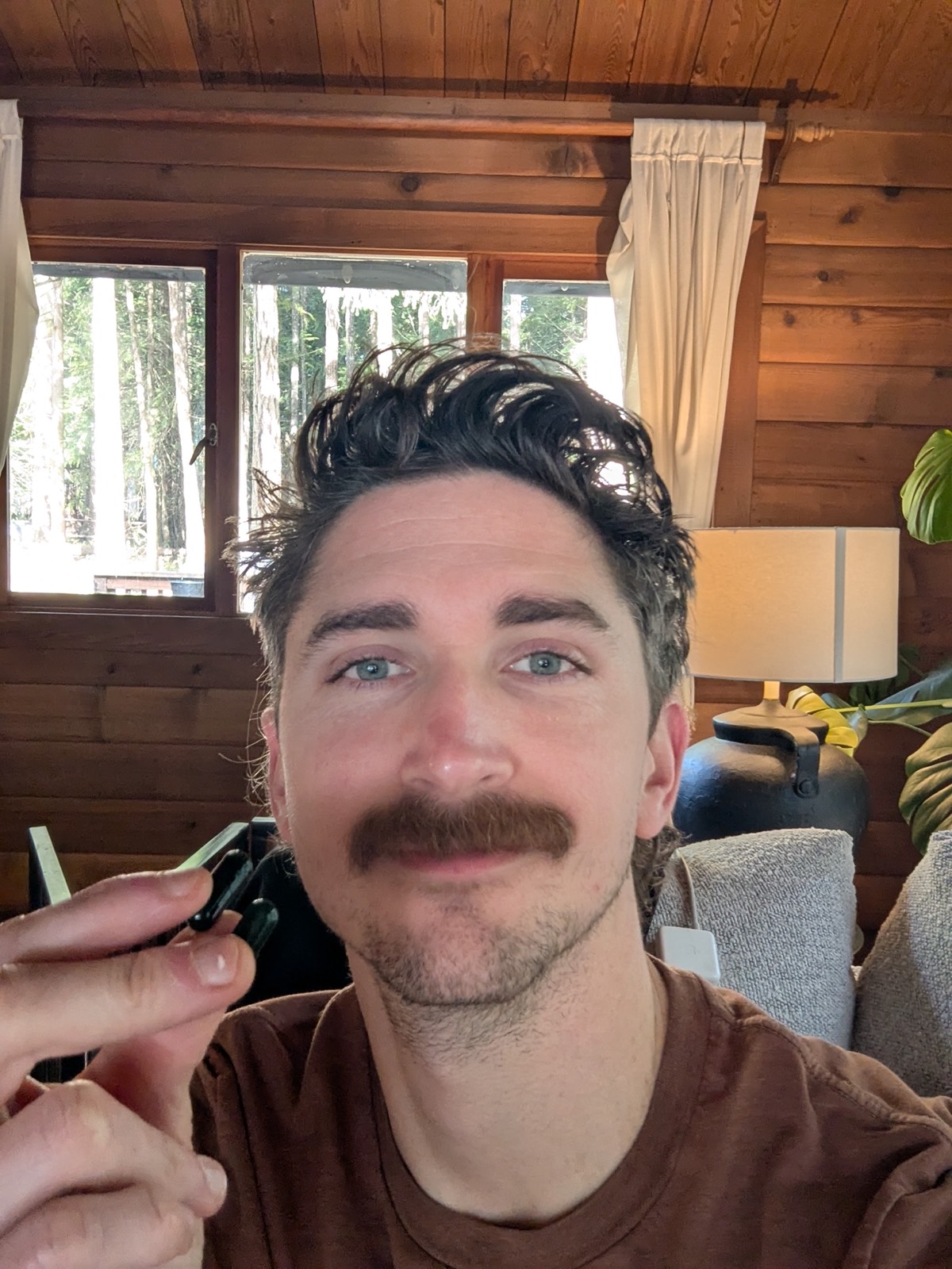 daryl showing off seed probiotic in canada