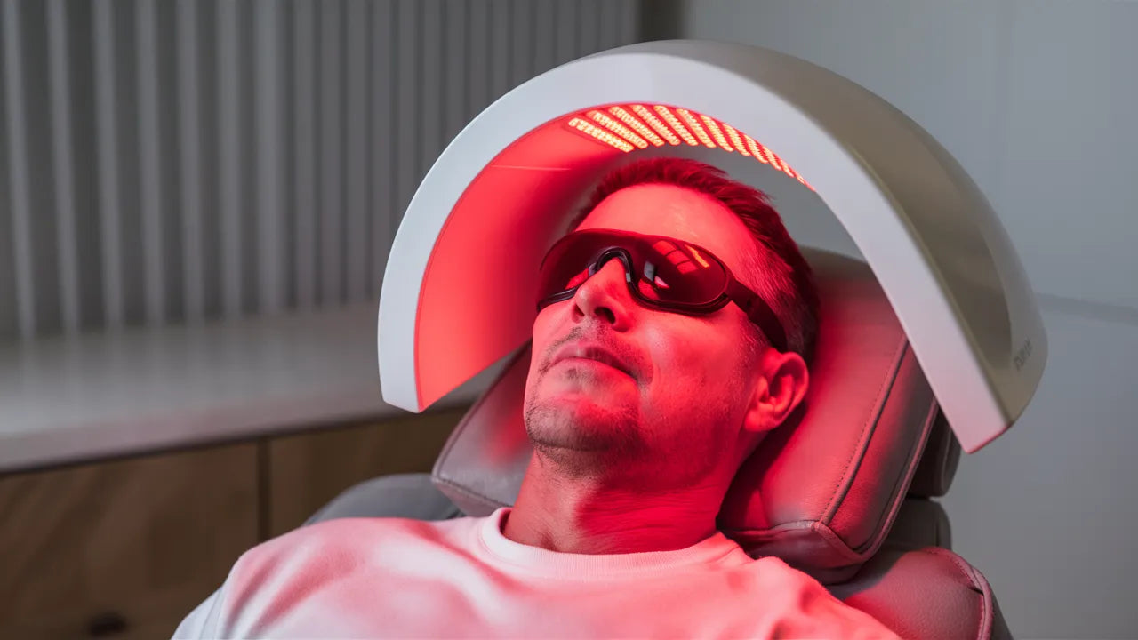 does red light therapy help rosacea