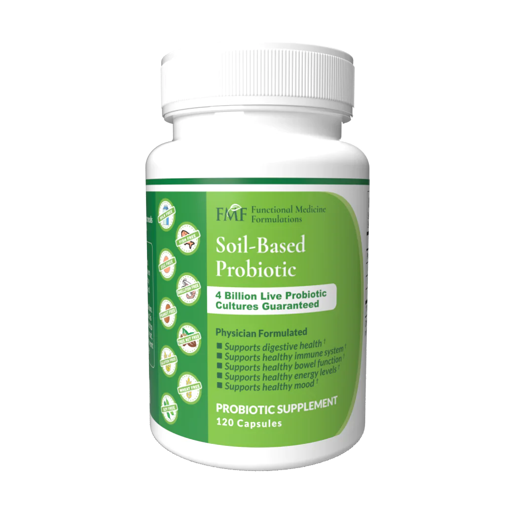 Dr. Ruscio Soil-Based Probiotic bottle.