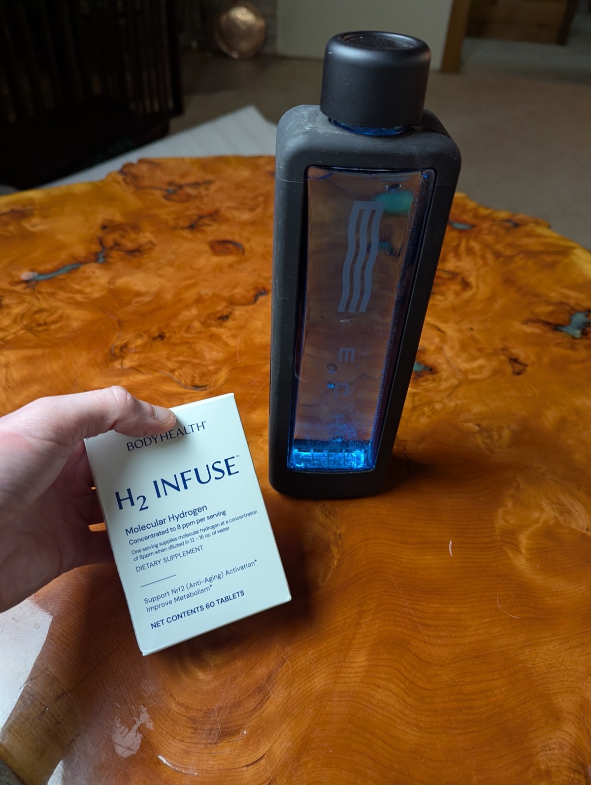 echo hydrogen water vs hydrogen water tablets