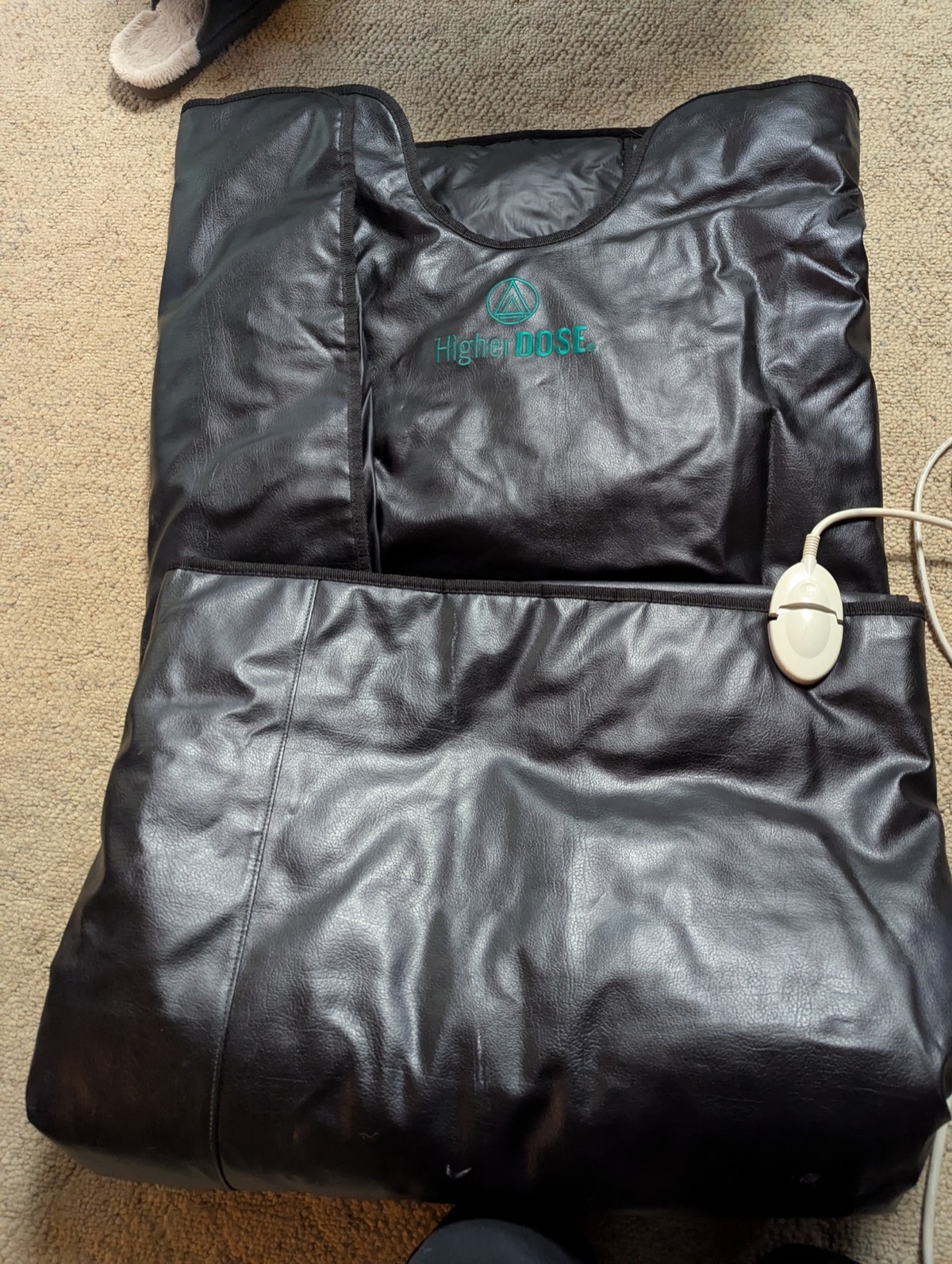 folded up higherdose sauna blanket