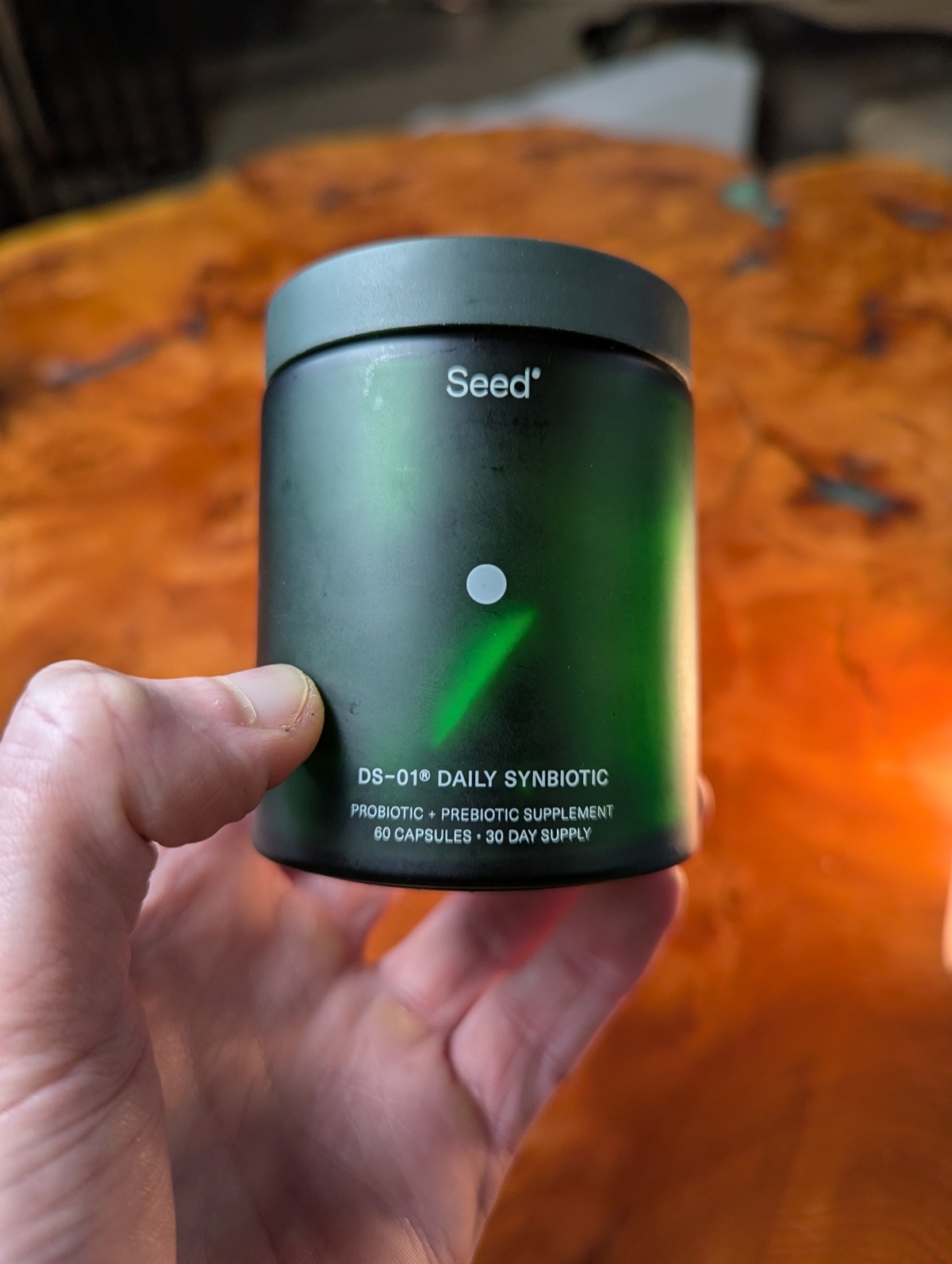 holding seed ds01 probiotic jar 