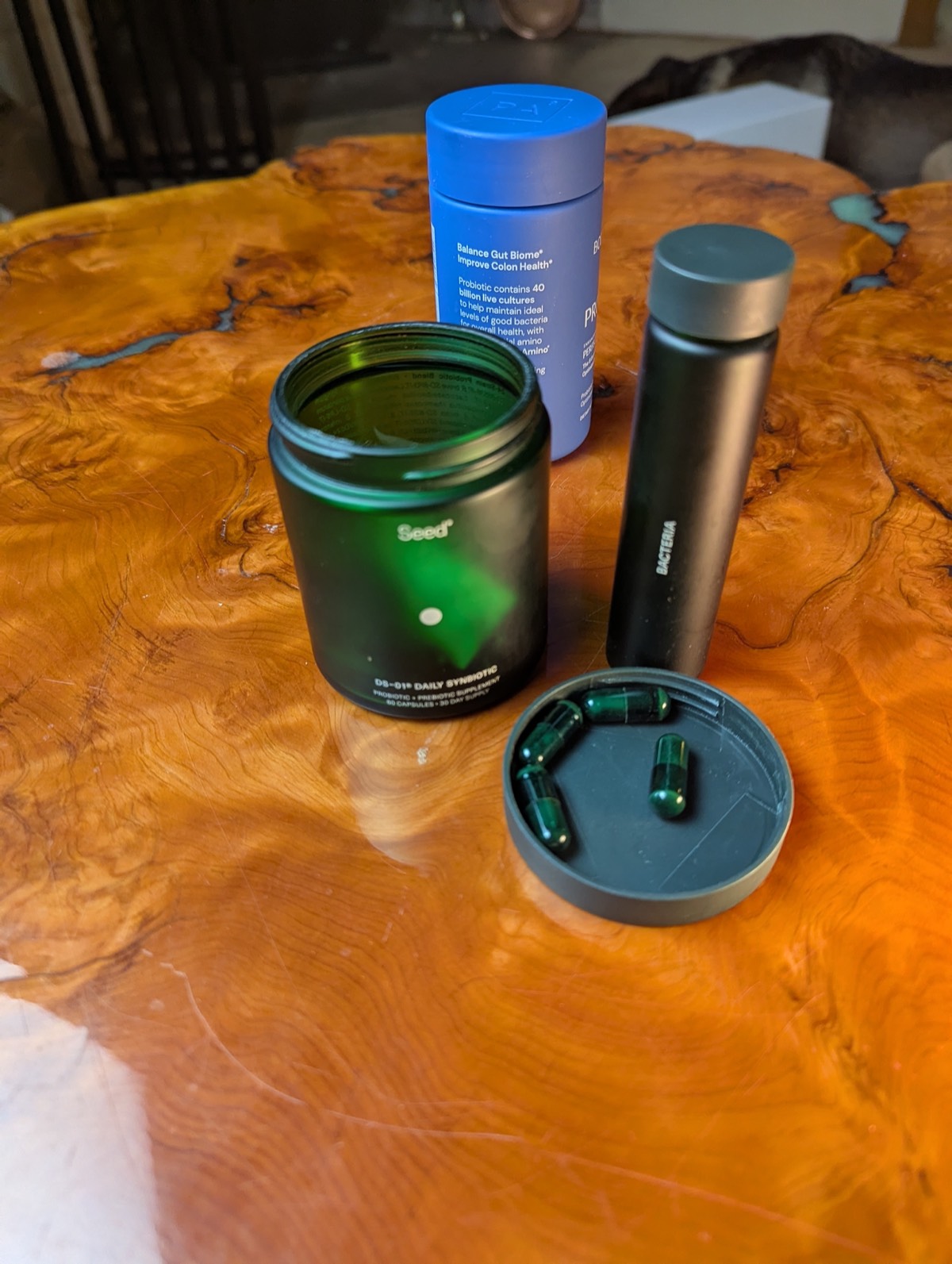 probiotic in the background of seed probiotic