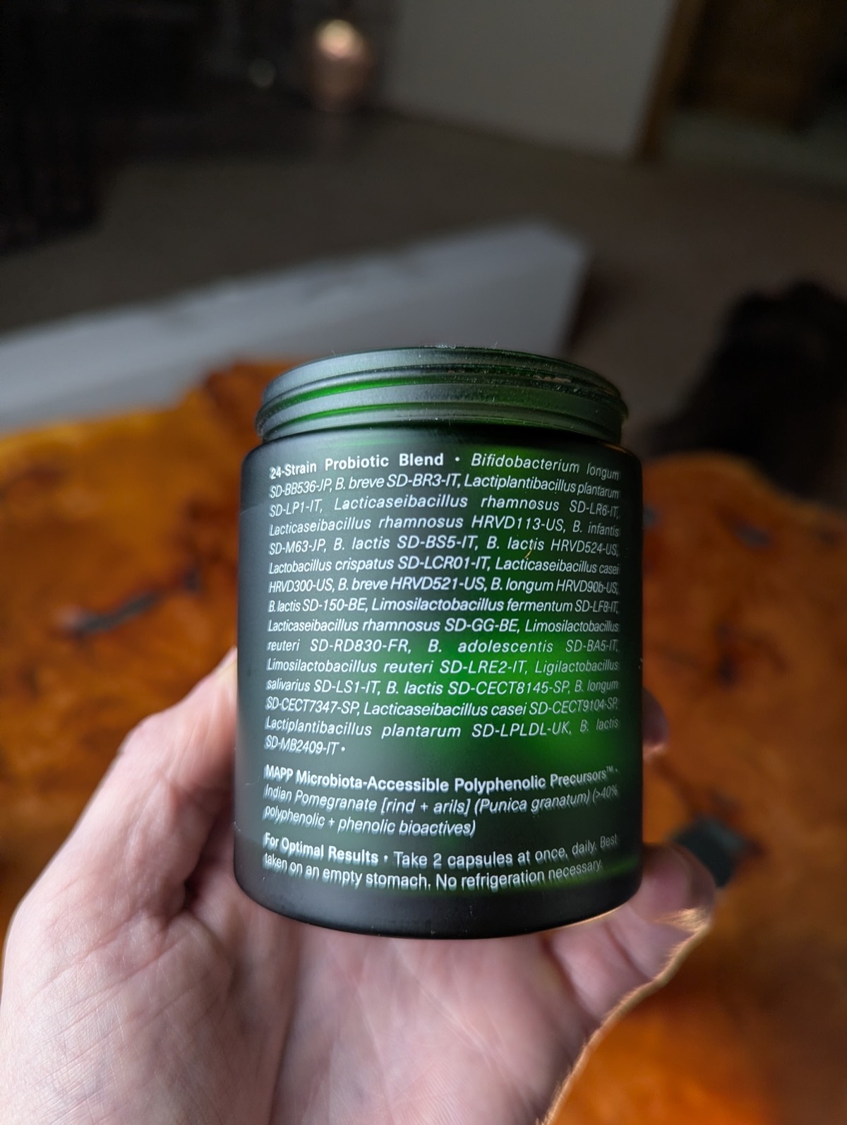 seed ds 01 ingredient lable on the back of the bottle