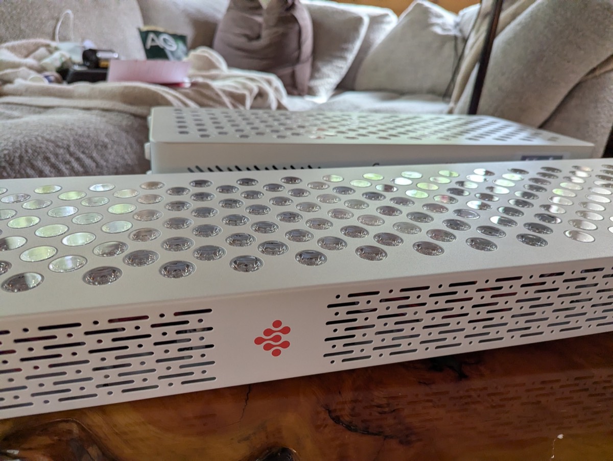 showing off the fda approved red light therapy panels 