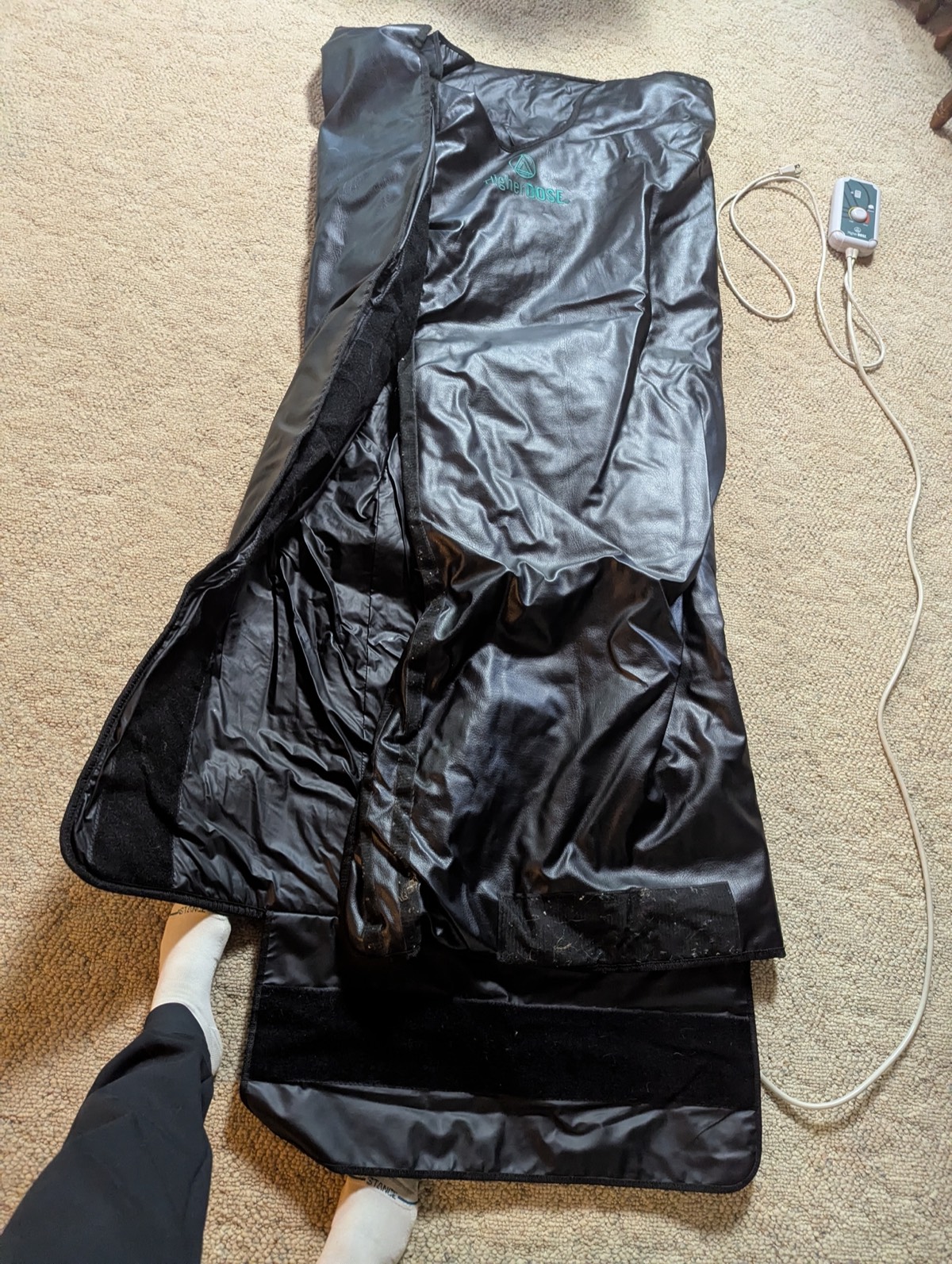 testing the best sauna blanket