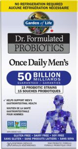 Garden of Life Dr. Formulated Probiotics Once Daily Men's for ibs
