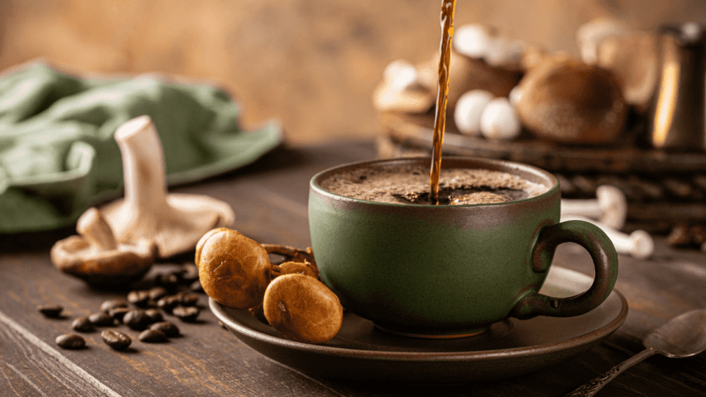can you taste the mushrooms in mushroom coffee?