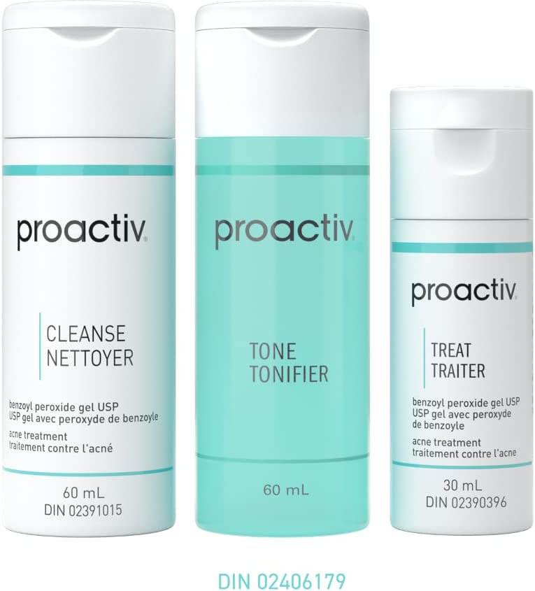 Proactiv+ 3 Step Acne Treatment for adult acne and hormonal acne and stubborn breakouts