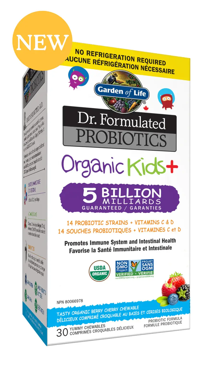 Garden of Life Organic Kids Probiotics for 2+ year olds for eczema