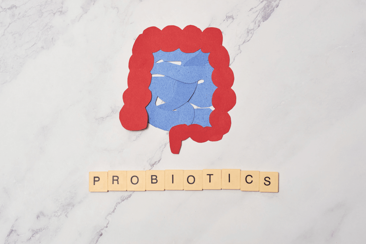 just thrive probtioic is an soil based organisms that improves the gut microbiota and isn't in probiotic foods